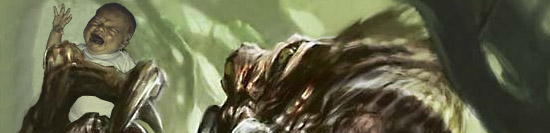 Tarmogoyf eats baby