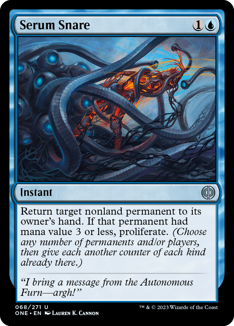spoiler-one-serum-snare